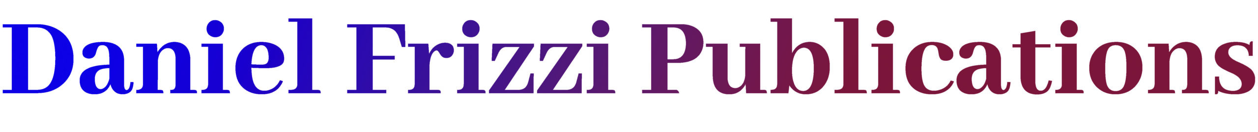 Daniel Frizzi Publications